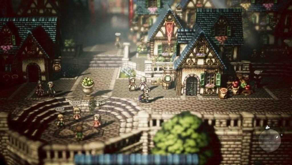 Screenchot d'Octopath Traveler